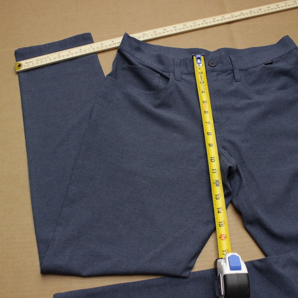 Travis Mathew Performance Golf Pants Mens Sz 32x32 Blue Straight Stretch Light - Picture 5 of 8
